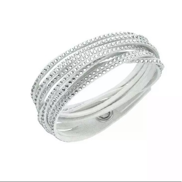 Swarovski Jewelry - Swarovski SLAKE BRACELET CRYSTAL SIS GREY 36 CM